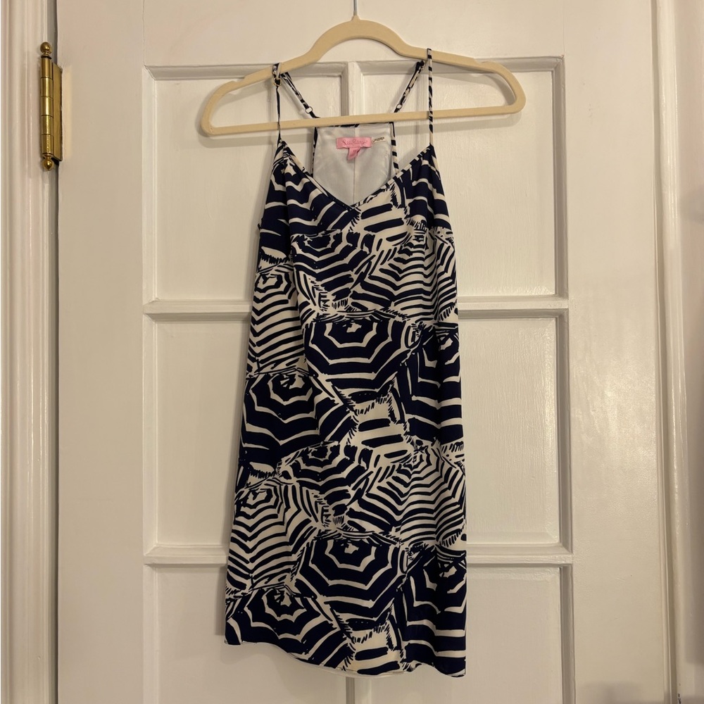 Lilly Pulitzer “Oh Cabana Boy” Silk Mini Dress